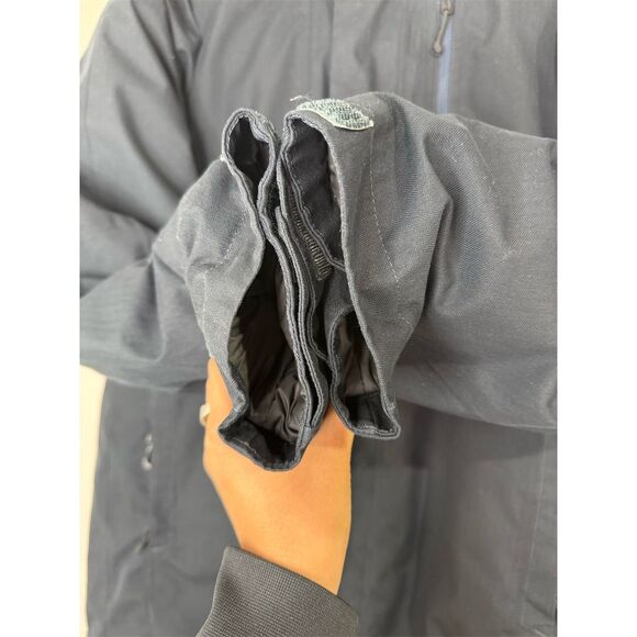 The North Face Men's Large Black Puffer Jacket Hooded Winter Coat - Picture 3 of 13